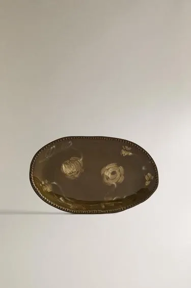 Маленькая осенняя ванная тарелка