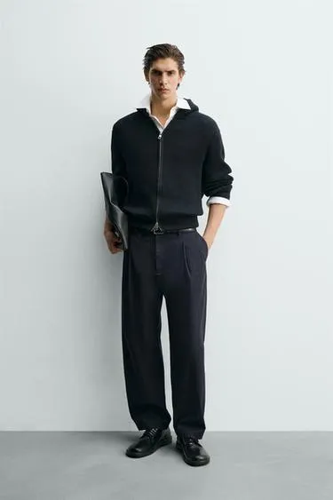 Брюки RELAXED FIT со складками- Заказать в России