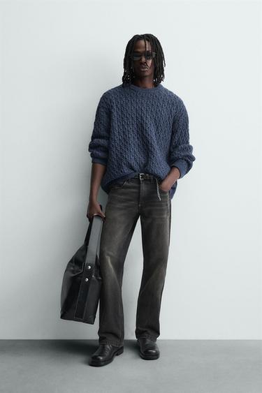 Zara Свитер с узором «косы»