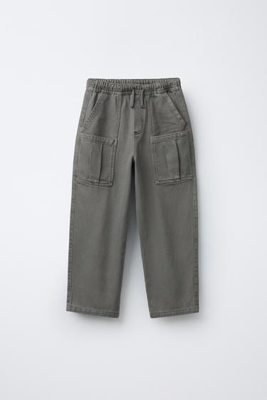 Zara Брюки BALLOON с карманами купить с доставкой.