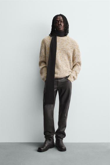 Zara Свитер с контрастным узором купить с доставкой.