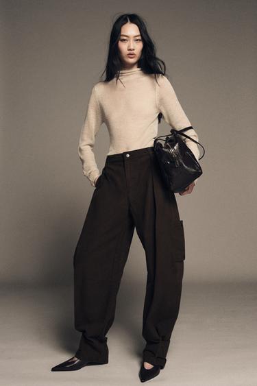 Zara Брюки-карго BALLOON — ZW COLLECTION