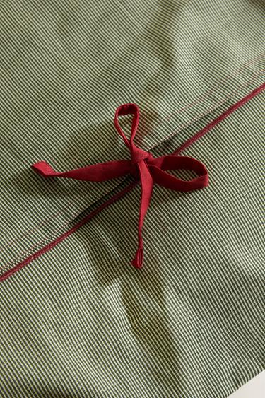 Zara Покрывало с полосатым узловым швом