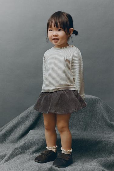 Zara Юбка-трусы из вельвета купить с доставкой.