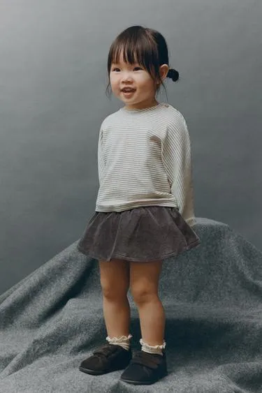 Юбка-трусы из вельвета