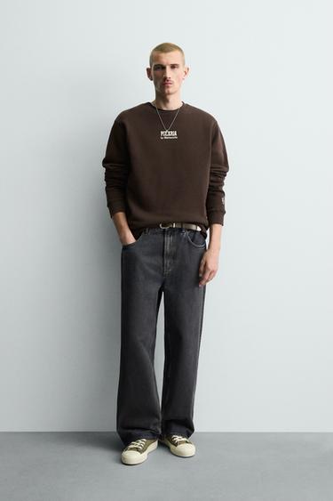 Zara Толстовка с принтом PIZZERIA LA MONTECARLO