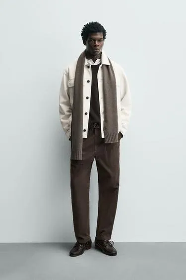 Куртка-рубашка из искусственной замши