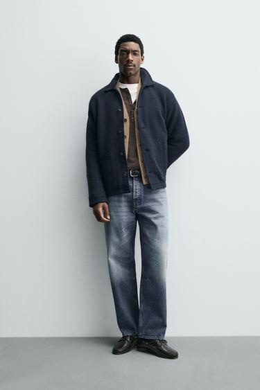 Zara Кардиган с рельефной тканью и карманами купить с доставкой.