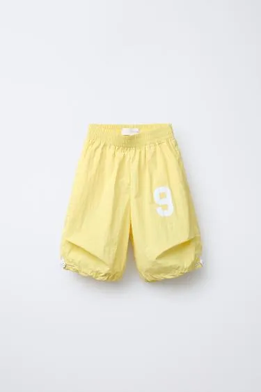 Длинные технические шорты-бермуды из нейлона