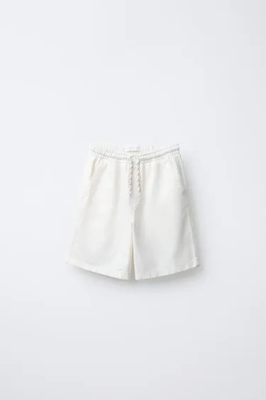 Прямые бермуды из саржи- Заказать в России