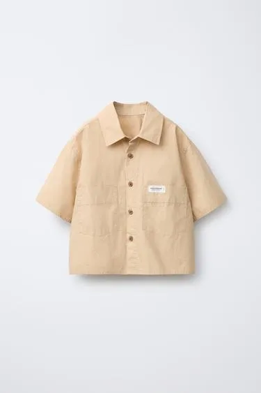 Рубашка с карманами- Заказать в России