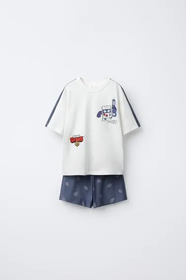 6-14 лет/ пижама с принтом BRAWL STARS © SUPERCELL OY- Заказать в России