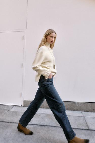 Zara Джинсы Z1975 BALLOON FIT со средней посадкой купить с доставкой.