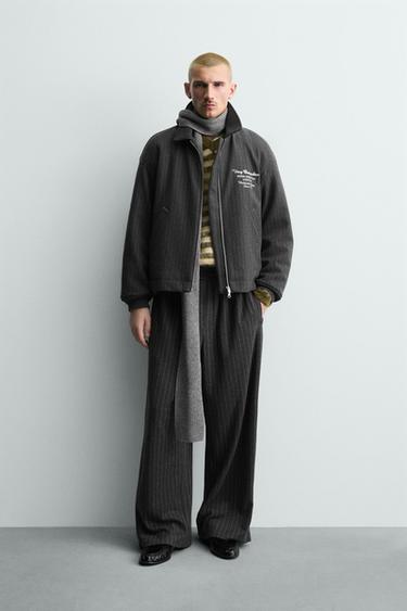 Zara Брюки BAGGY в полоску