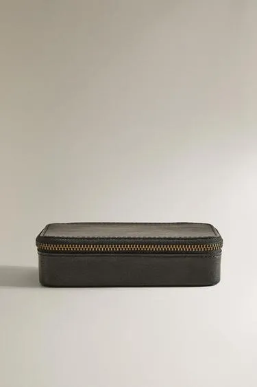 Кожаный ювелирный ящик