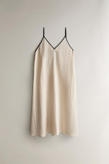 Zara Хлопковый ночной сорочка