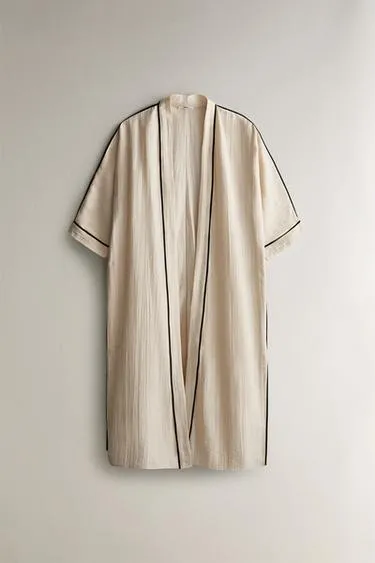 Хлопковый халат- Заказать в России