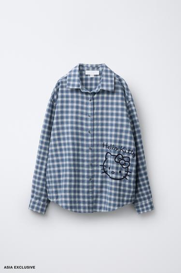 Zara Рубашка в клетку HELLO KITTY © SANRIO