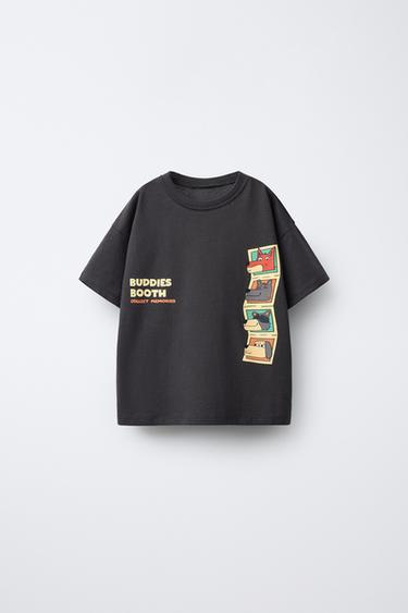 Zara Футболка с анималистическим принтом