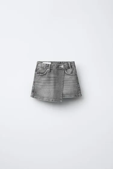 Юбка-шорты с заклепками