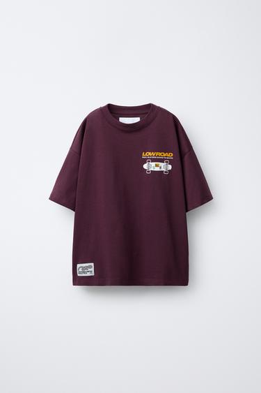 Футболка с принтом «скейт»- Заказать в России