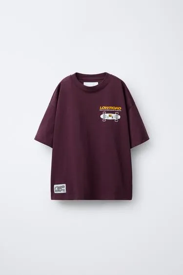 Футболка с принтом «скейт»- Заказать в России