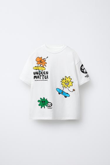 Zara Футболка с принтом