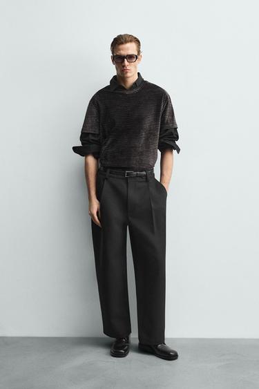 Zara Футболка с рельефным узором и эффектом потертости купить с доставкой.