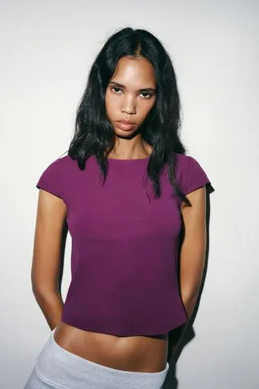 Футболка с короткими рукавами из INTERLOCK- Заказать в России