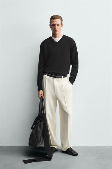 Zara Свитер из 100% шерсти купить с доставкой.