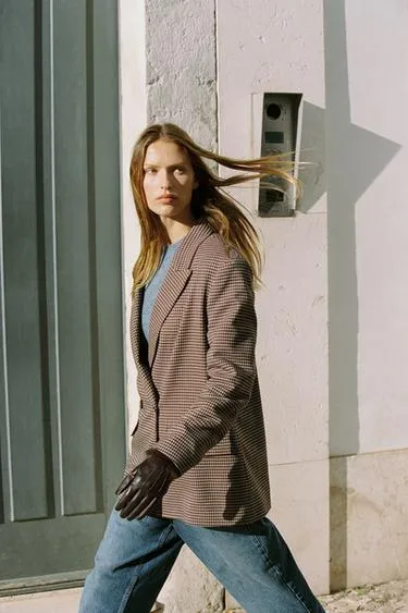 Короткие перчатки из искусственной кожи с искусственным мехом