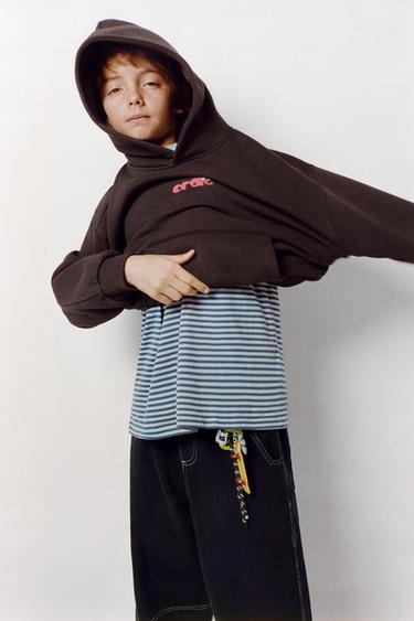 Zara Худи с принтом