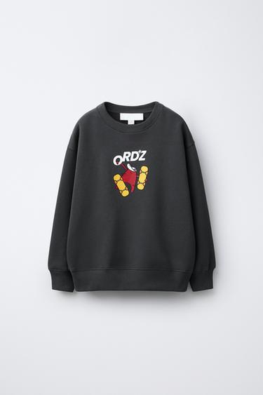 Zara Толстовка с принтом «скейт» купить с доставкой.