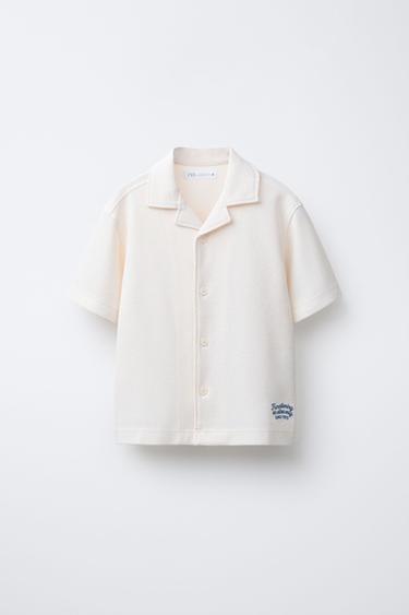 Zara Рубашка из махровой ткани