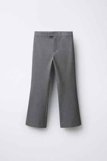 Zara Брюки FLARE в елочку