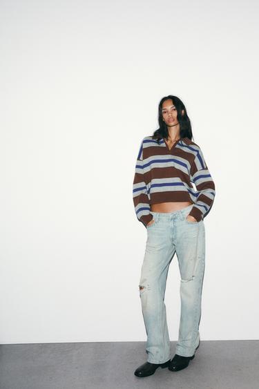 Zara Поло в полоску