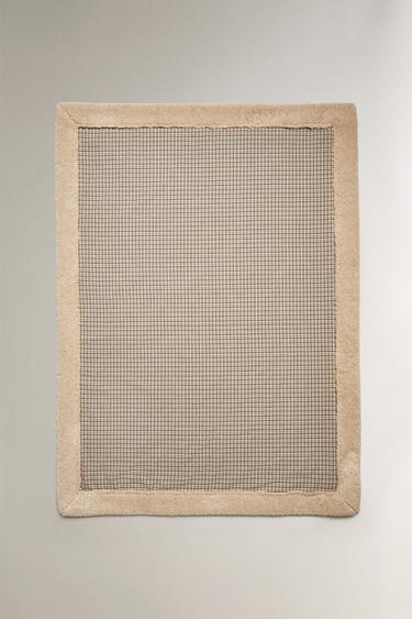 Zara Плед для домашних животных в мелкую клетку