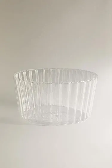 Салатник из волнового боросиликатного стекла- Заказать в России