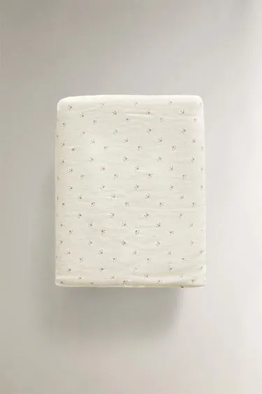 Полотенце для купания младенцев из муслина с цветочным узором