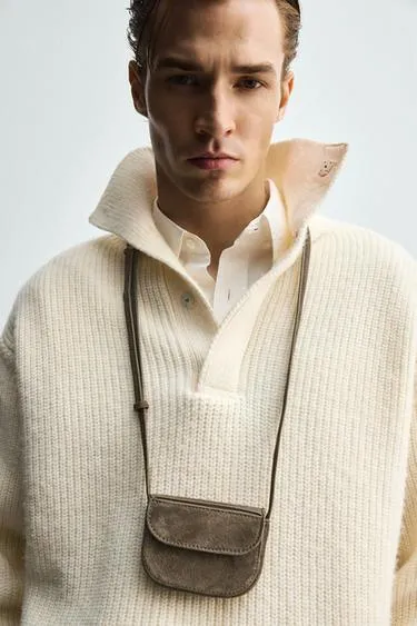 Мини-сумка из кожи- Заказать в России