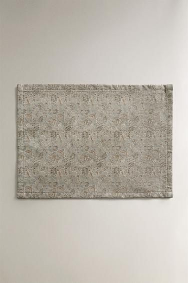 Zara Салфетка с цветочным жаккардовым узором