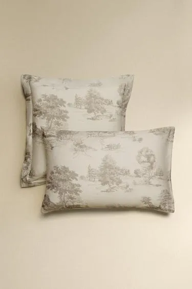 Наволочка из сатина туаль де жуи