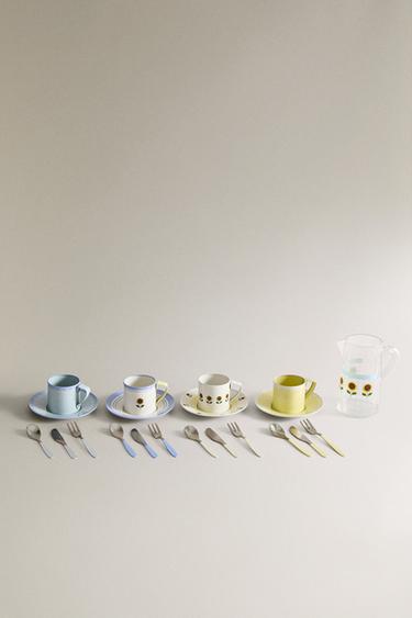 Zara Набор детской металлической посуды для игры