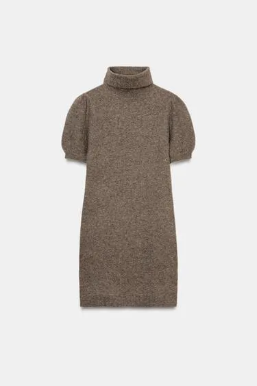 Трикотажное мини-платье- Заказать в России