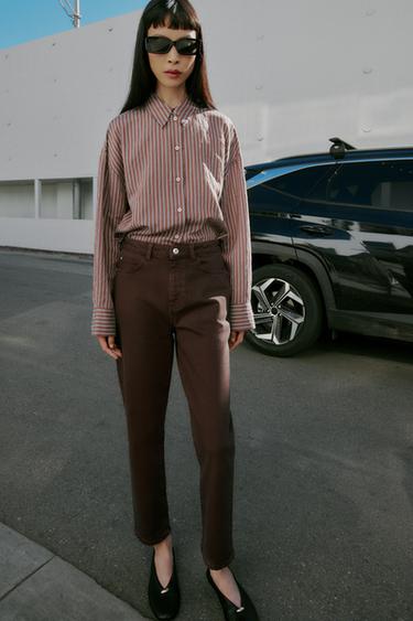 Zara Джинсы Z.01 MOM FIT с высокой посадкой