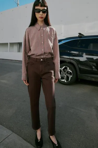 Джинсы Z.01 MOM FIT с высокой посадкой