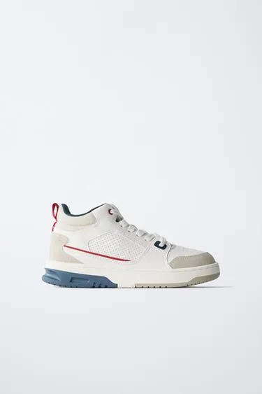 Высокие кроссовки со вставками- Заказать в России