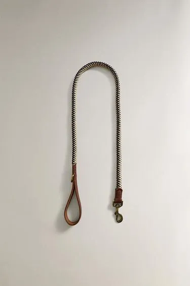 Поводок для собак из мультицветного шнура