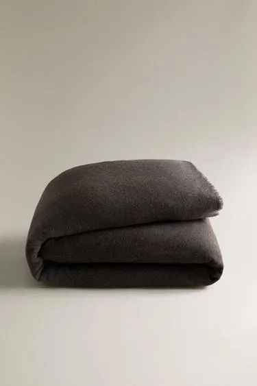 Покрывало из шерсти с рисунком шеврон и бахромой- Заказать в России