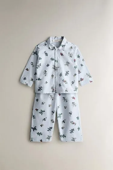 Пижама с изображениями микки и минни маус